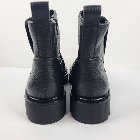 Nordstrom Miller 2 Pebbled Leather Water Resistant Zip Ankle Boots Size 7M - Picture 11 of 11